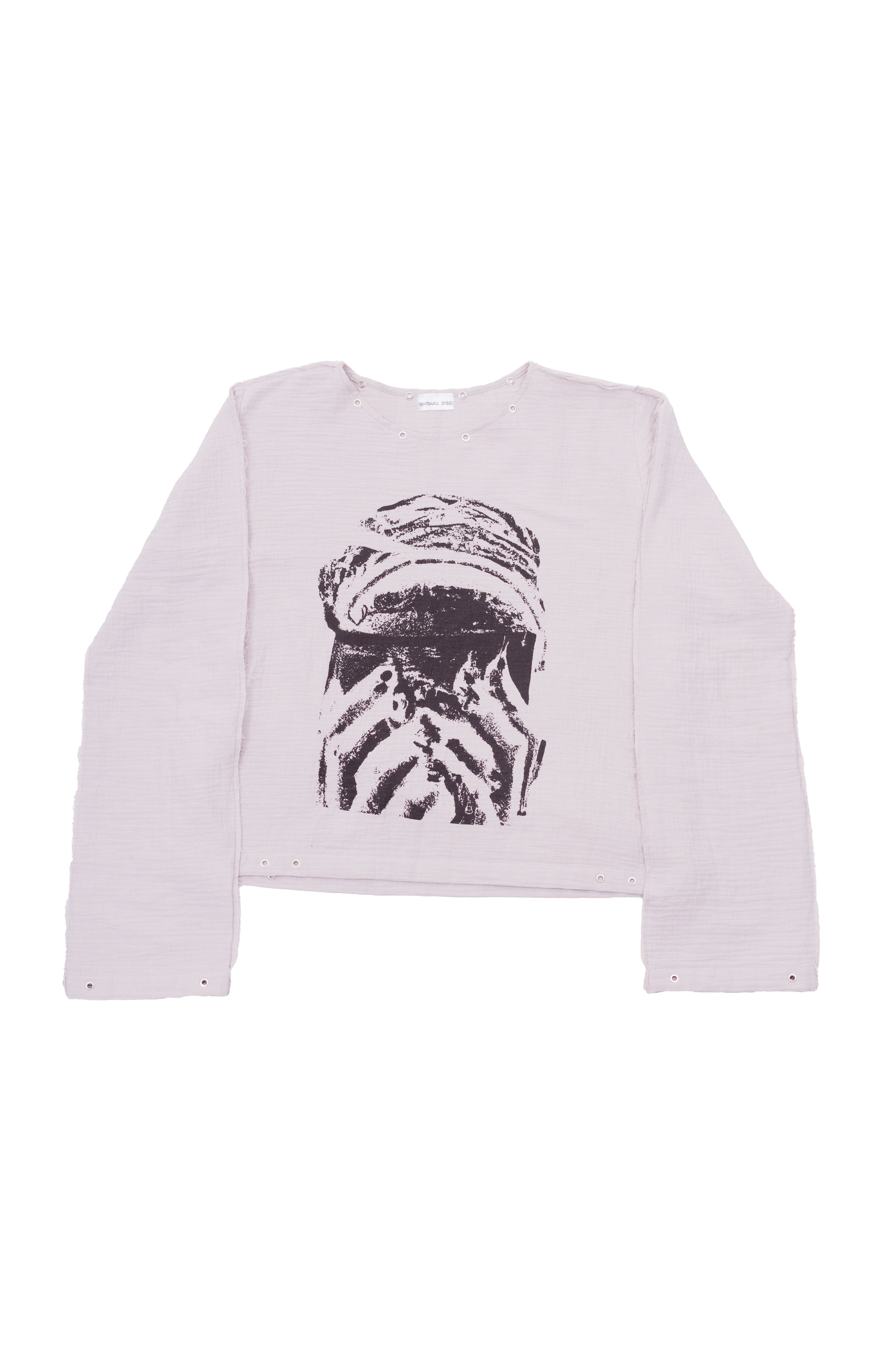 “Pernicious” muslin distressed sweater (Grey)