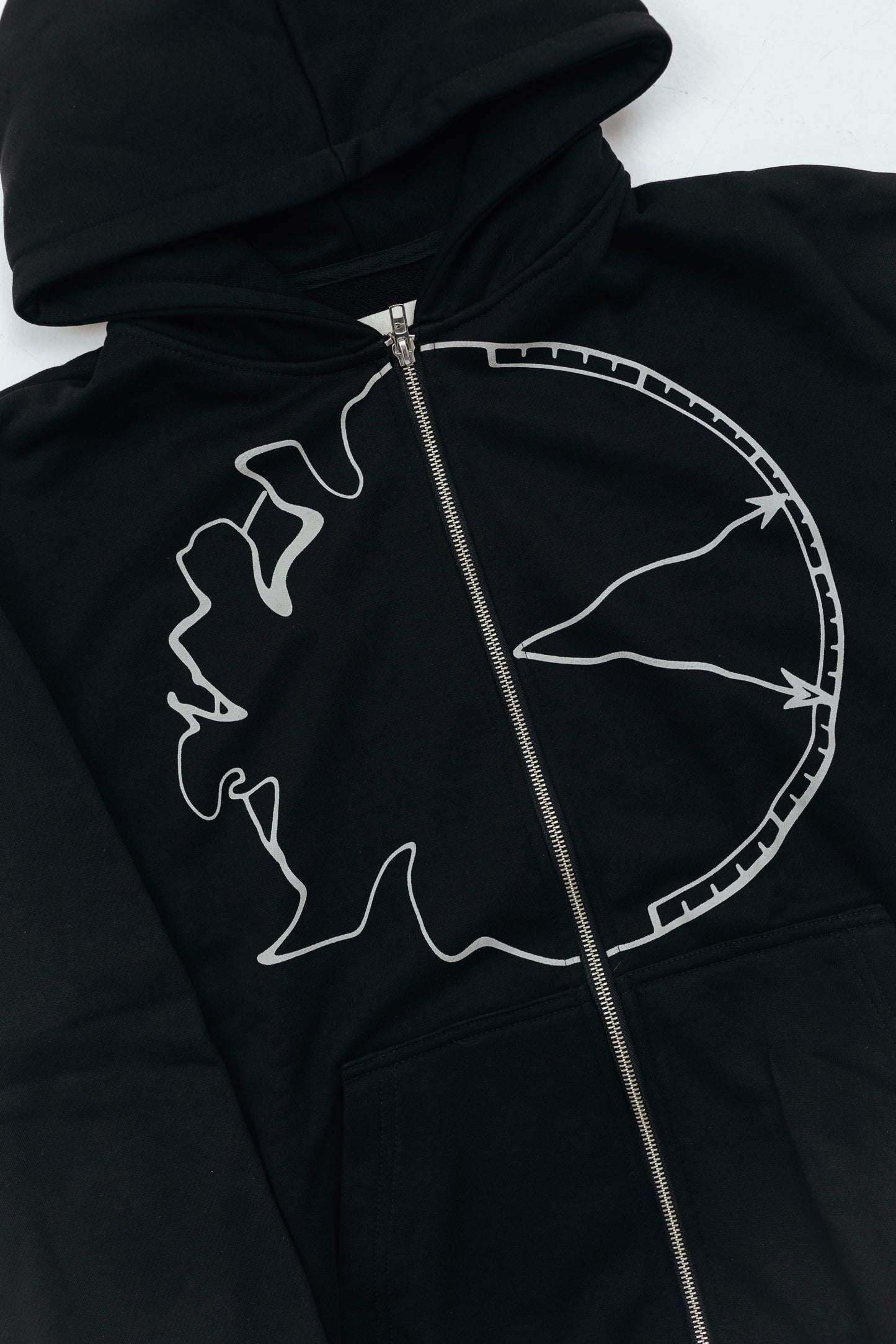 "TIMELESS" TRIPLE ZIPPER HOODIE